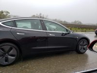 Tesla Model 3 right-hand drive spotted in California