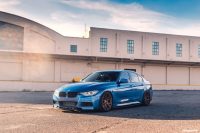 Clean Estoril Blue BMW 335i With Custom Wheels