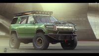 Rivian community imagines R1S SUV in extreme, off-road all-electric adventure
