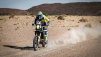 Sherco TVS Rally Factory Team’s Abdul Wahid Takes P1 in Stage 3 of Merzouga Rally